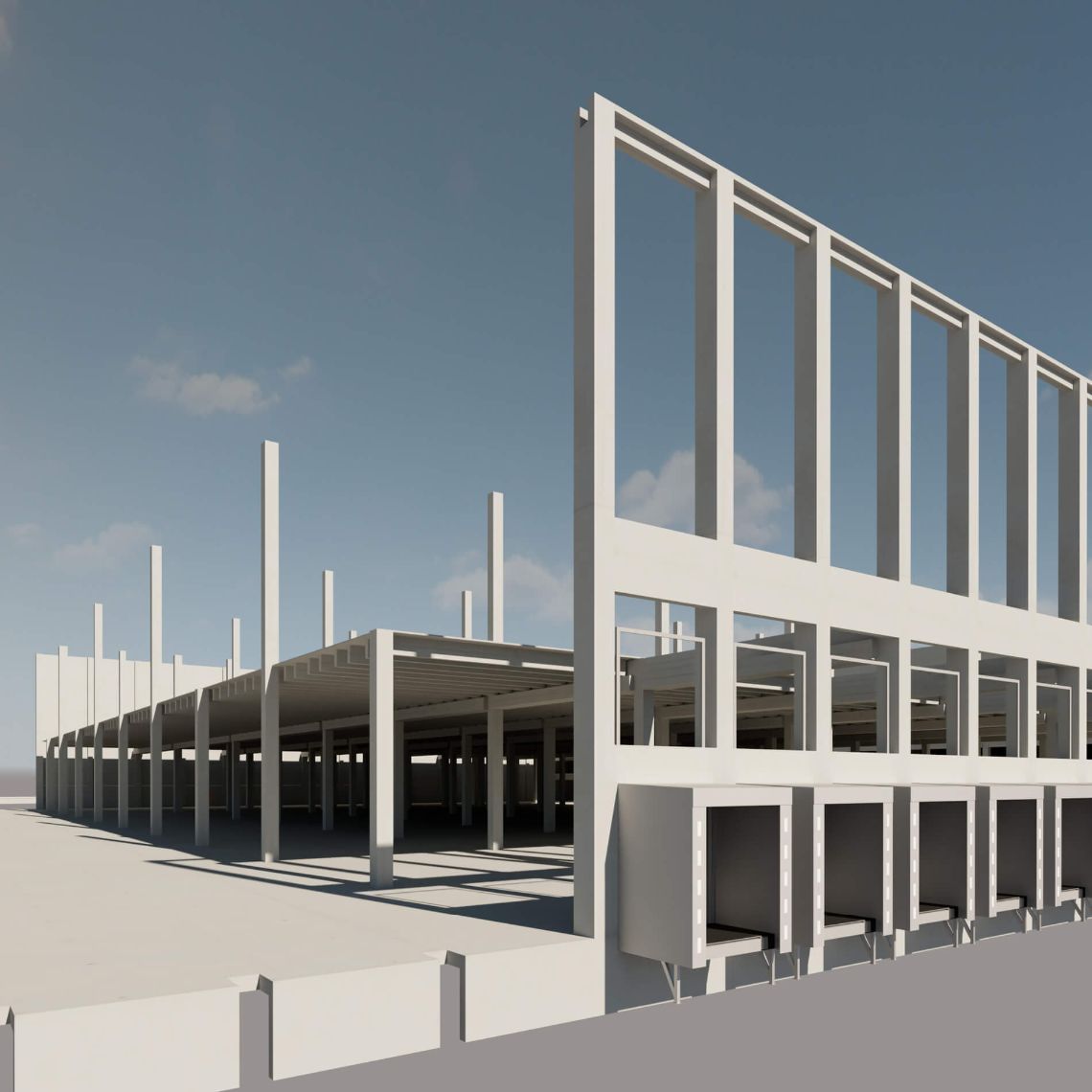 Visualisierung Logistik-Zentrum Hoffmann Nürnberg