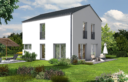 Einfamilienhaus Borodin - große Kinderzimmer ohne Schrägen | Klebl Hausbau