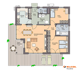 Klebl Hausbau Erdgeschoss ohne Kellergeschoss Haustpy Strawinsky
