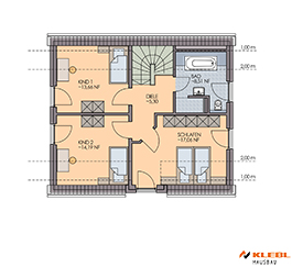 Klebl Hausbau Dachgeschoss Haustyp Puccini EG DG