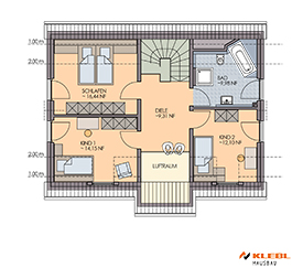 Klebl Hausbau DG Haustyp Chopin