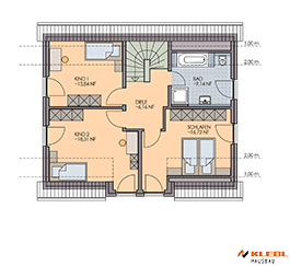 Klebl Hausbau Dachgeschoss Haustyp Paganini