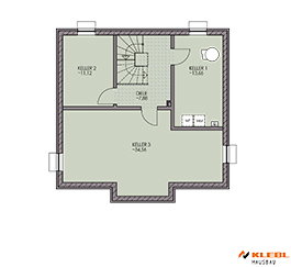 Klebl Hausbau Kellergeschoss Haustyp Bach