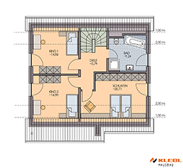 Klebl Hausbau Dachgeschoss Haustyp Haydn