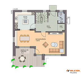 Klebl Hausbau Erdgeschoss Haustyp Haydn