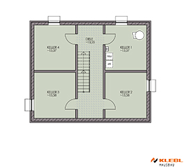 Klebl Hausbau Kellergeschoss Haustyp Rubinstein