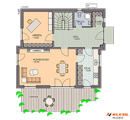 Klebl Hausbau Erdgeschoss Haustyp Vivaldi