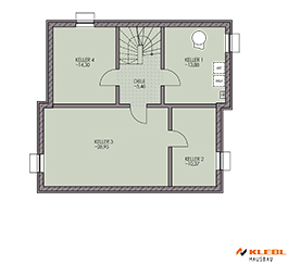 Klebl Hausbau Kellergeschoss Haustyp Vivaldi