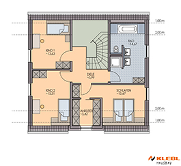 Klebl Hausbau Dachgeschoss Haustyp Conradi