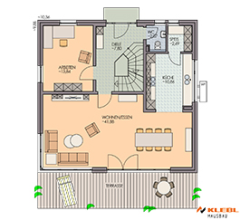 Klebl Hausbai Erdgeschoss Haustyp Conradi