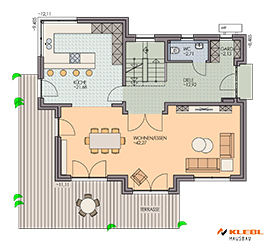 Klebl Hausbau Erdgeschoss Haustyp Borlasca
