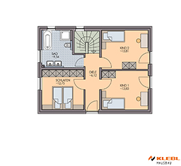 Klebl Hausbau Obergeschoss Haustyp Borodin