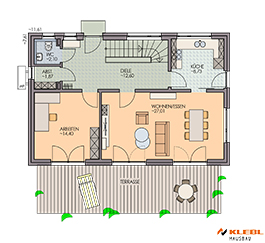 Klebl Hausbau Erdgeschoss Haustyp Torelli