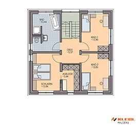 Klebl Hausbau Obergeschoss Haustyp Corelli