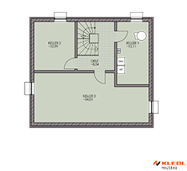 Klebl Hausbau Kellergeschoss Haustyp Cimarosa
