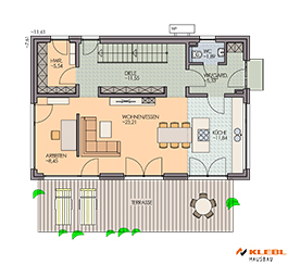 Klebl Hausbau Erdgeschoss Haustyp Gershwin