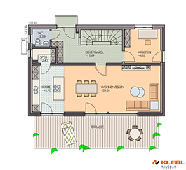 Klebl Hausbau Erdgeschoss Haustyp Busoni