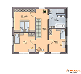 Klebl Hausbau Obergeschoss Haustyp Diemer