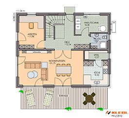 Klebl Hausbau Erdgeschoss Haustyp Soubre