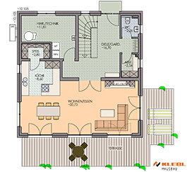 Klebl Hausbau Erdgeschoss Haustyp Carissimi