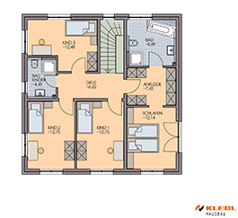 Klebl Hausbau Obergeschoss Haustyp Carissimi