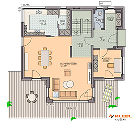 Klebl Haubau Erdgeschoss Haustyp Smetana