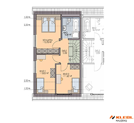 Klebl Hausbau Dachgeschoss Haustyp Schumann