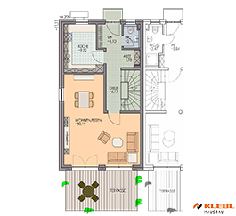 Klebl Hausbau Erdgeschoss Haustyp Schumann