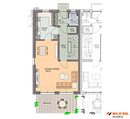Klebl hausbau Erdgeschoss Haustyp Ravel