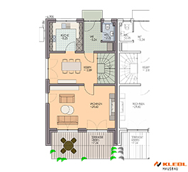 Klebl Hausbau Erdgeschoss Haustyp Foire