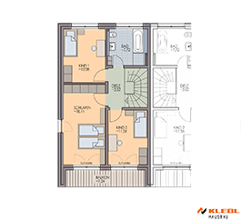Klebl Hausbau Obergeschoss Haustyp Foire