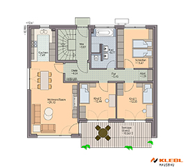 Klebl Hausbau Erdgeschoss Haustyp Aleotti