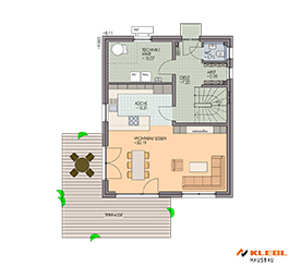 Klebl Hausbau Erdgeschoss Haustyp Lavallee